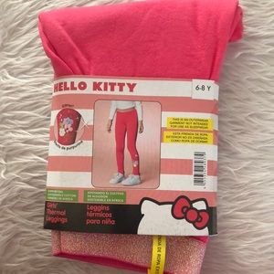 New Girls Hello Kitty Thermal Leggings